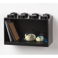 Lego Brick Shelf 8 Knobs 4115 Zwart ( Hangkastje)