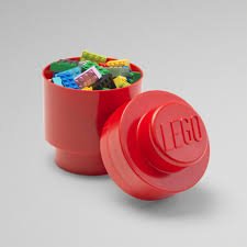 Lego Storage Brick Round 4030 Rood