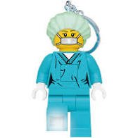 lego sleutelhanger arts met led lampje