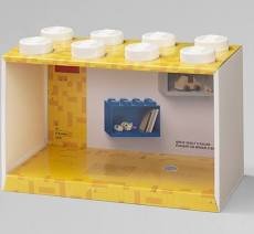 Lego Brick Shelf 8 Knobs 4115 Wit ( Hangkastje)