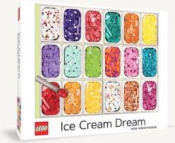 Lego Puzzel 9781797210186 Clair, M: LEGO Ice Cream Dream Puzzle/1000 Pieces