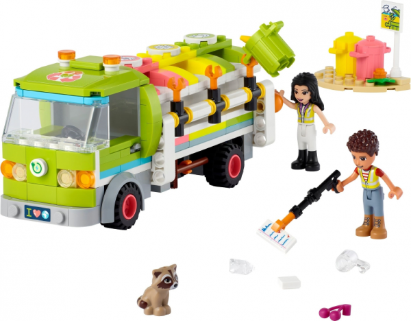 Lego Friends Recycle vrachtwagen 41712 - Afbeelding 2