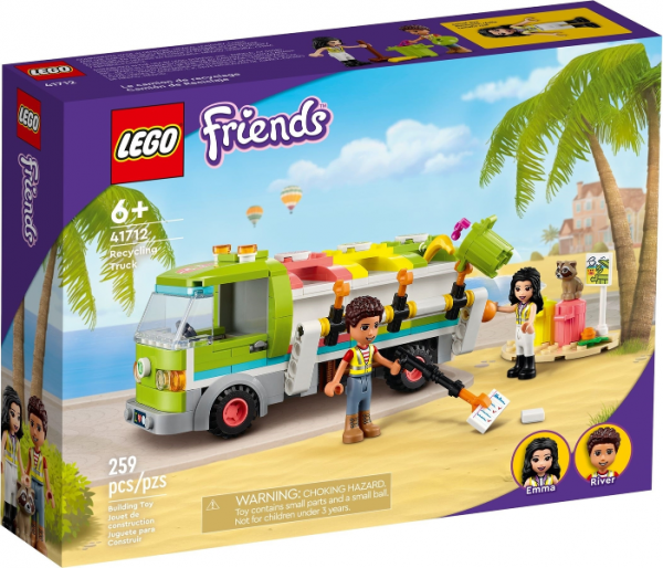 Lego Friends Recycle vrachtwagen 41712