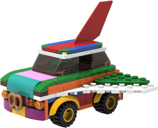 Lego Rebuildable Flying Car 6387808 - Afbeelding 2