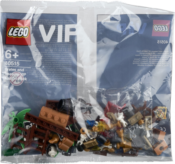 40515 Lego Pirates en Treasure VIP Add On Pack polybag