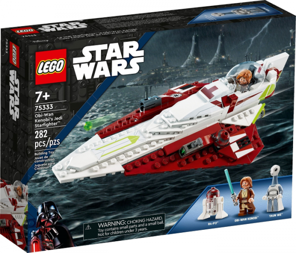 Lego Star Wars De Jedi Starfighter van Obi-Wan Kenobi 75333