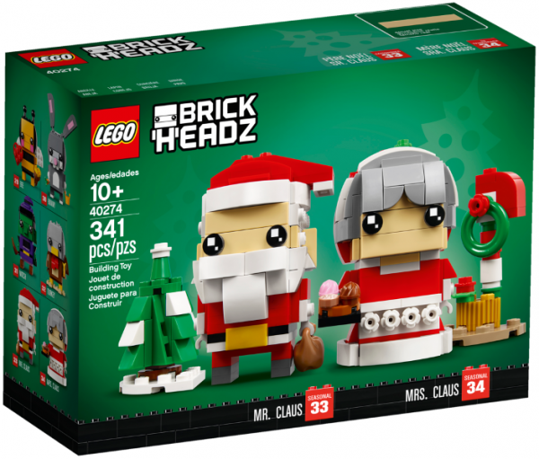 Lego kerstman en kerstvrouw  40274