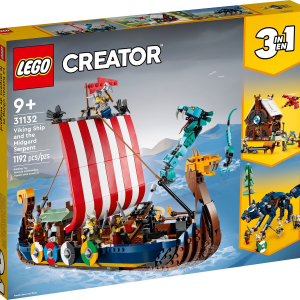 Lego Creator Vikingschip en de Midgaardslang 31132