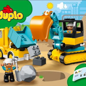 Duplo Truck & Graafmachine met rupsbanden 10931