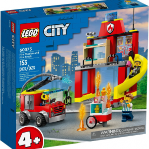 Lego De Brandweerkazerne en de Brandweerwagen  60375