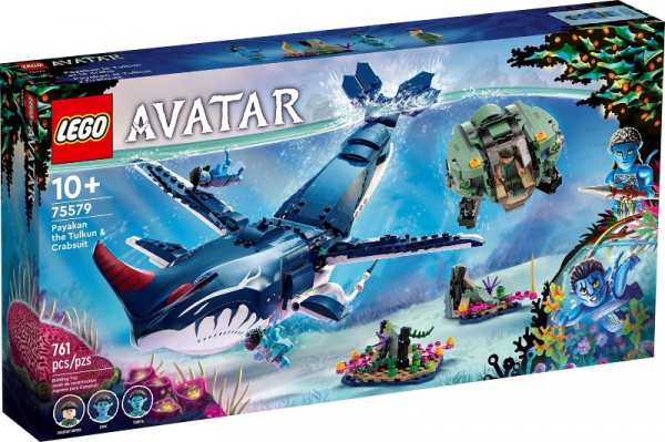 Lego avatar Payakan the Tulkun & Crab Suit   75579