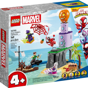 Lego Team Spidey bij de vuurtoren van Green Goblin  10790