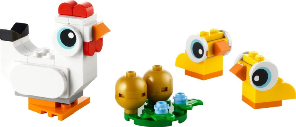 Lego paaskip met kuikens polybags 30643 - Afbeelding 2