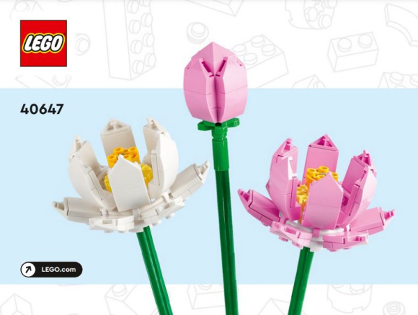 Lego Creator Lotus Flowers 40647 - Afbeelding 2