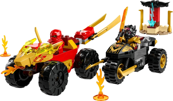 Lego  Ninjago Kai en Ras' duel tussen auto en motor  71789 - Afbeelding 2
