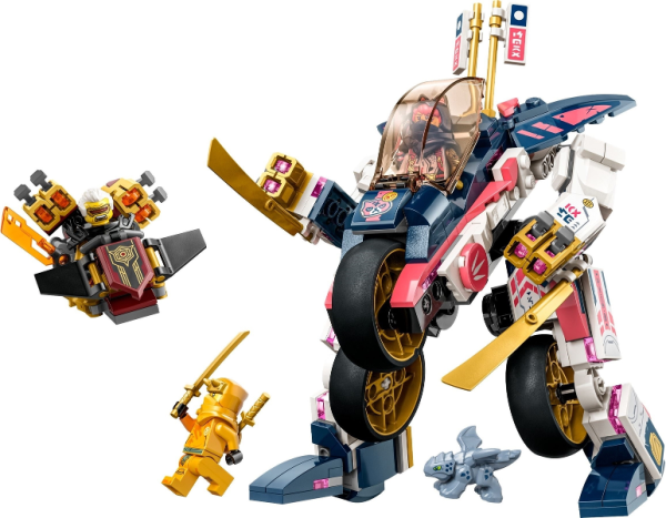 Lego Ninjago Sora’s transformerende mecharacemotor  71792 - Afbeelding 2