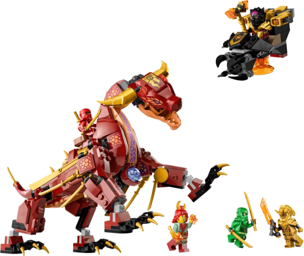 Lego Ninjago Heatwave transformerende lavadraak  71793 - Afbeelding 2