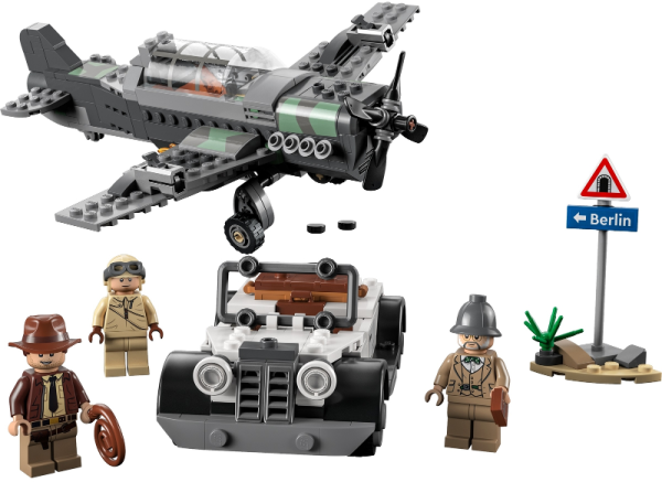 Lego Indiana Jones Fighter Plane Chase 77012 - Afbeelding 2