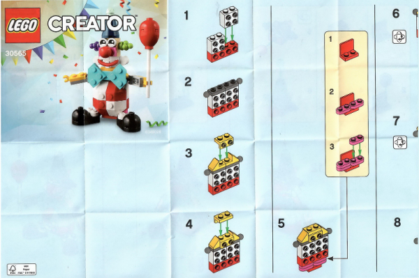 LEGO Creator Birthday Clown polybag 30565 - Afbeelding 2