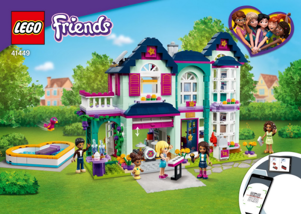 Lego Friends Andrea's familiehuis   41449
