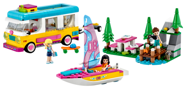 Lego Friends Boscamper en zeilboot  41681 - Afbeelding 2