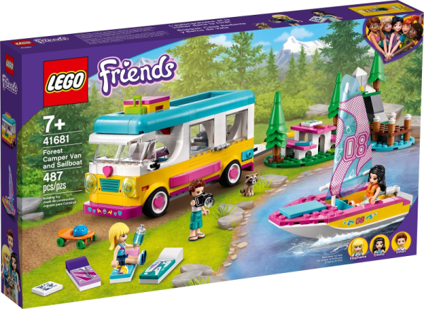Lego Friends Boscamper en zeilboot  41681