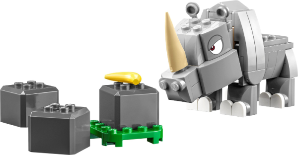 Lego Super Mario Uitbreidingsset: Rambi de neushoorn  71420 - Afbeelding 2