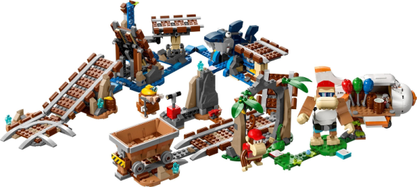 Lego Super Mario Uitbreidingsset: Diddy Kongs mijnwagenrit  71425 - Afbeelding 2