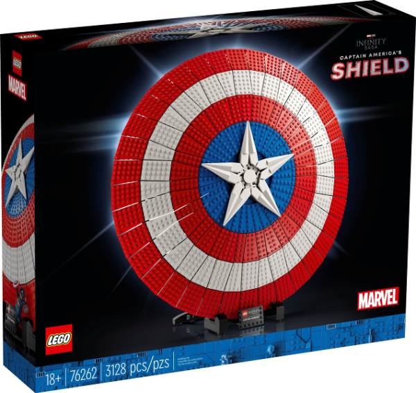 Lego Marvel Het schild van Captain America  76262