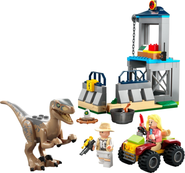 Lego Jurassic Park Velociraptor ontsnapping   76957 - Afbeelding 2