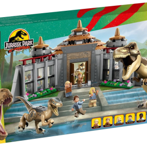 Lego Jurassic Park   Bezoekerscentrum: T. rex & raptor aanval   76961