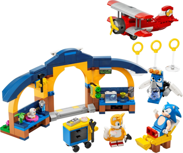 Lego Sonic the Hegdehog Tails' werkplaats en Tornado vliegtuig  76991 - Afbeelding 2