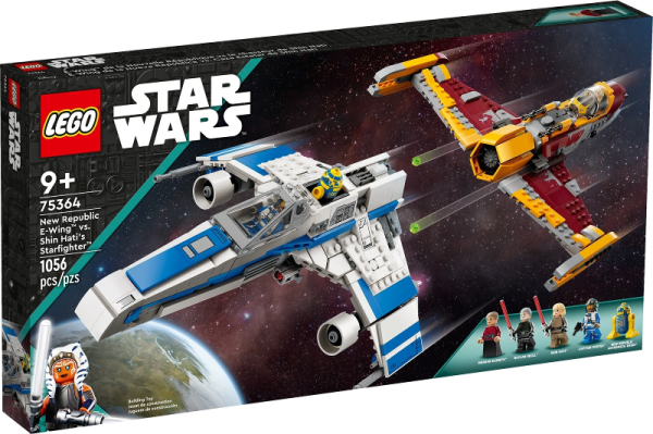 LEGO Star Wars New Republic E-Wing vs. Shin Hati's Starfighter 75364