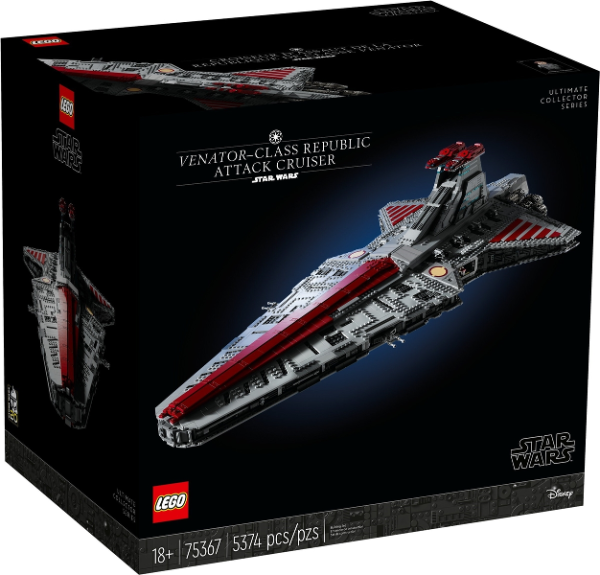 Lego star Wars Venator-class Republic Attack Cruiser  75367