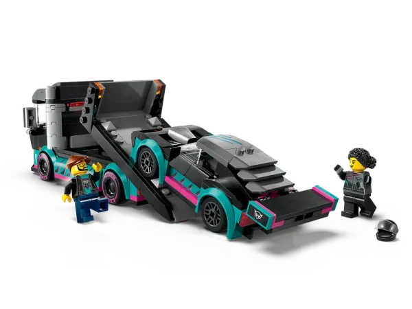LEGO City Raceauto en transporttruck 60406 - Afbeelding 2