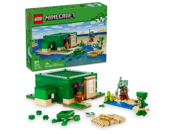 Lego Minecraft Het schildpadstrandhuis 21254