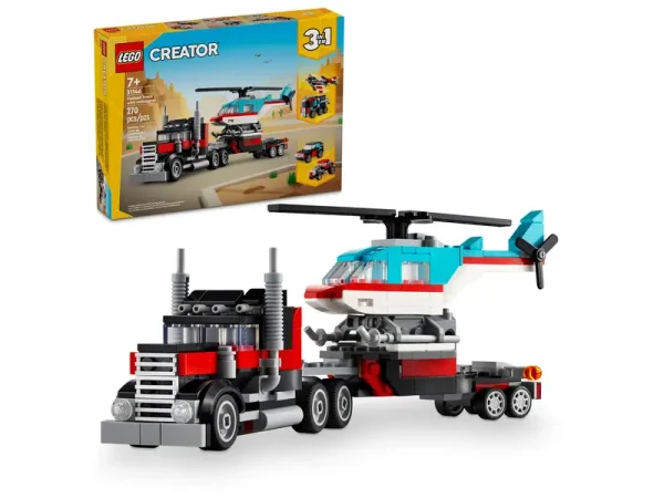 Lego creator  Truck met helikopter 31146