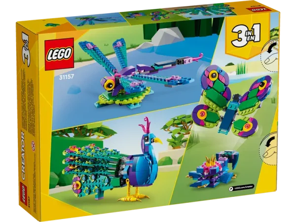 Lego Creator Exotische pauw 31157 - Afbeelding 2