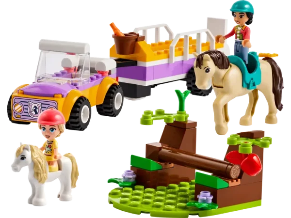 Lego Friends Paard en pony aanhangwagen  42634 - Afbeelding 2