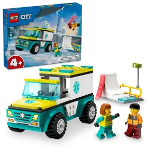 Lego City Ambulance en snowboarder  60403