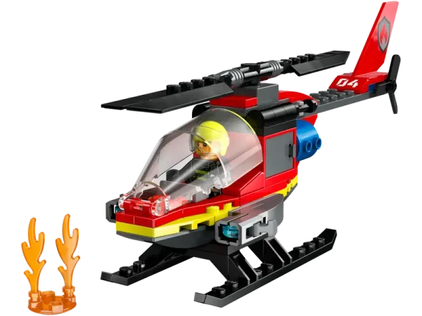 Lego City Brandweerhelikopter 60411 - Afbeelding 2