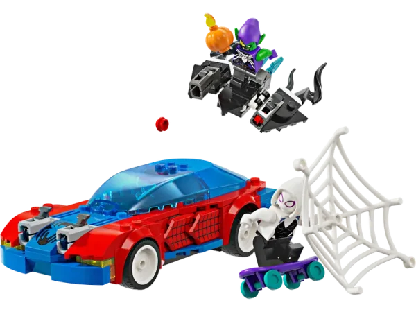 Lego Marvel Spider-Man racewagen en Venom Green Goblin  76279 - Afbeelding 2