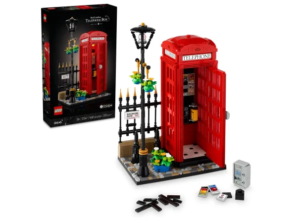 Lego Ideas Rode Londense telefooncel 21347