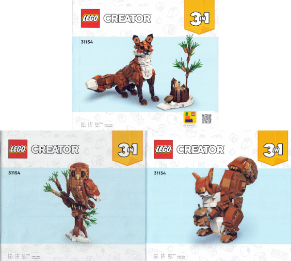 LEGO Creator 3in1 Bosdieren: Rode vos 31154 - Afbeelding 3