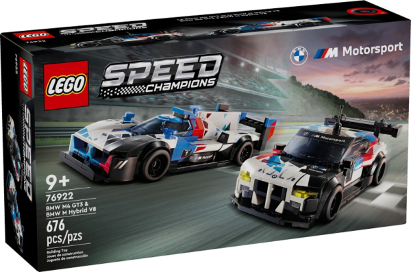 LEGO Speed Champions BMW M4 GT3 & BMW M Hybrid V8 racewagens 76922