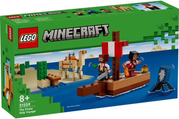 LEGO Minecraft The Pirate Ship Voyage 21259