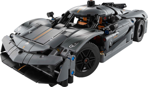 LEGO Technic Koenigsegg Jesko Absolut Gray Hypercar 42173 - Afbeelding 2
