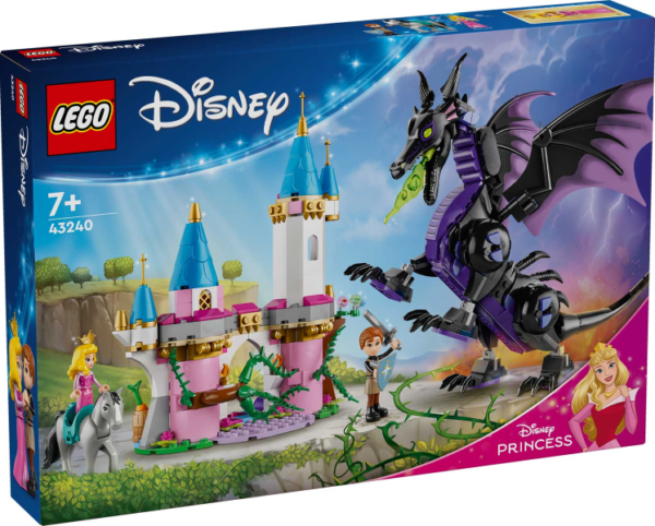 LEGO Disney Maleficent's Dragon Form and Aurora's Castle 43240