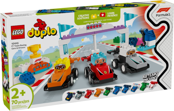 LEGO Duplo F1 Team Racing Cars & Drivers 10445