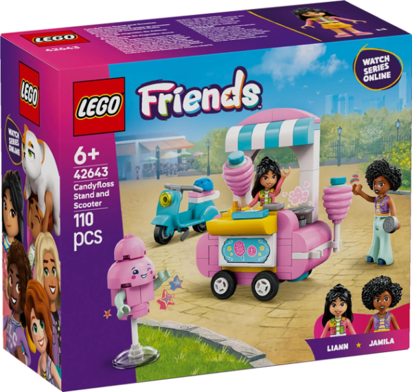LEGO Friends Candyfloss Stand and Scooter 42643